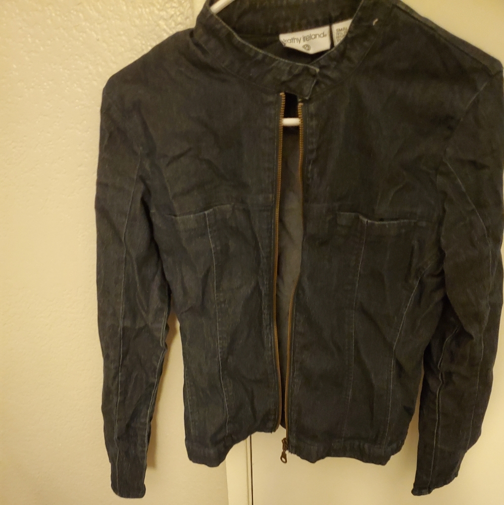 Demin motorcycle jacket